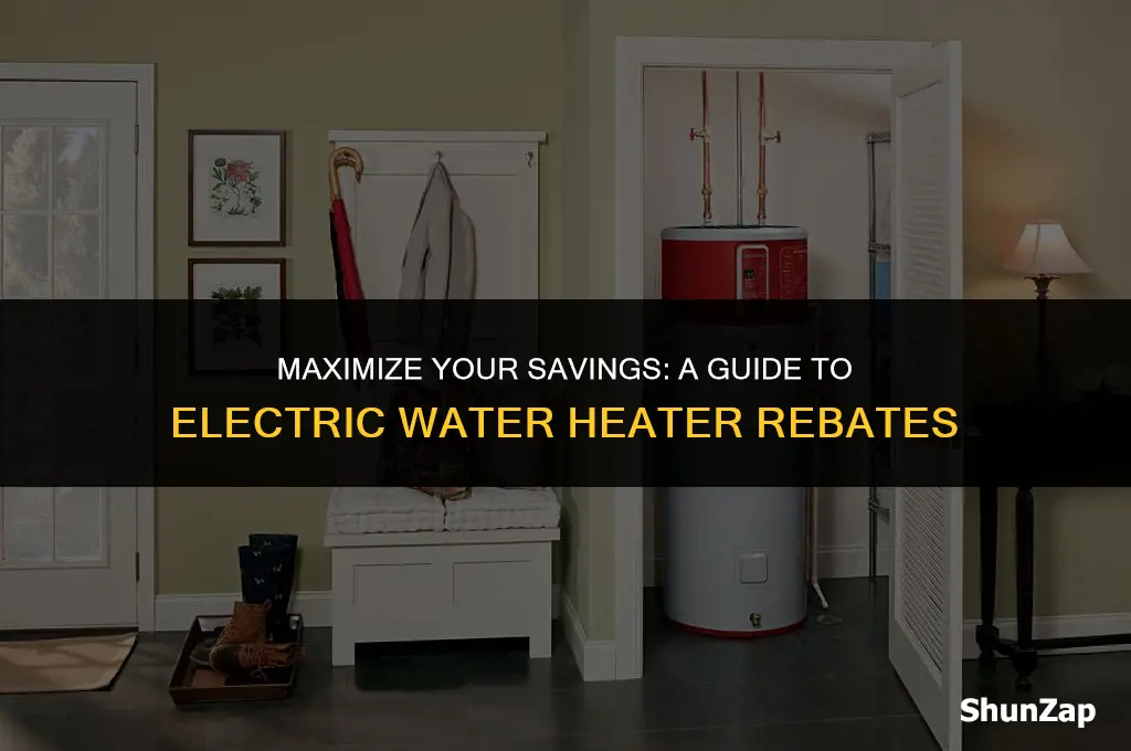 how to get rebate for electric water heater