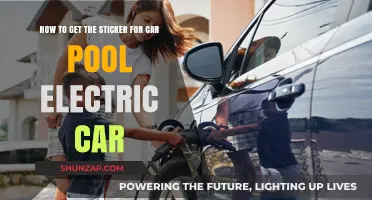 How to Obtain the Electric Carpool Sticker for Your Vehicle