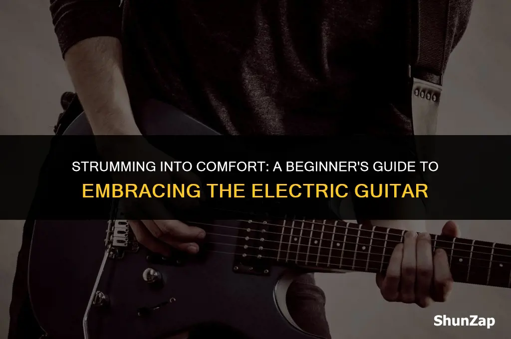 how to get used to electric guitar