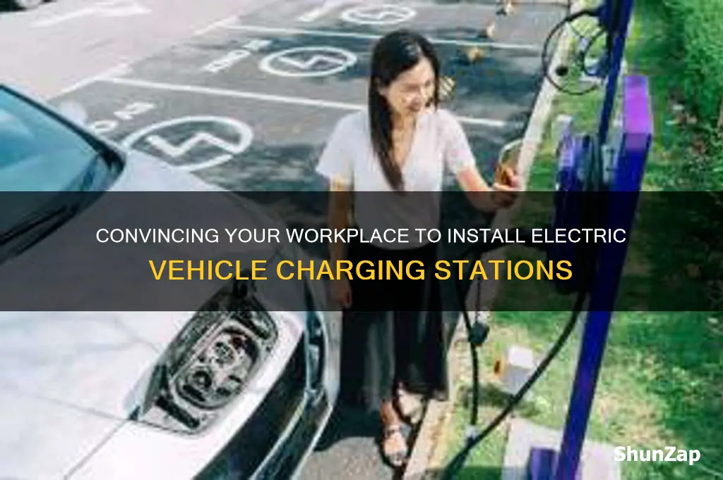 how to get your work to install electric car charge