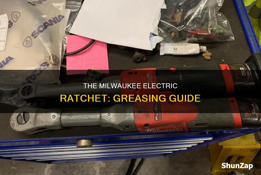 how to grease a milwaukee electric ratchet