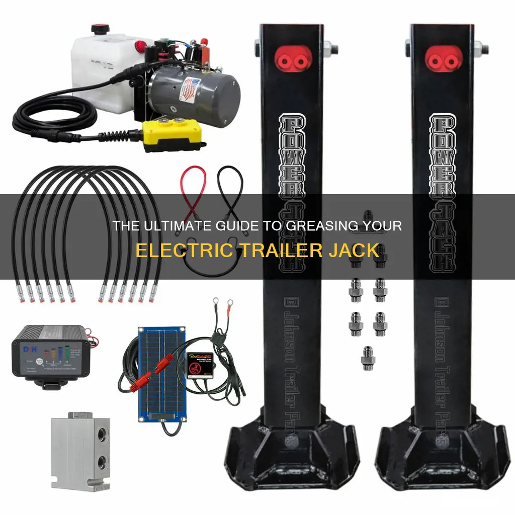 how to grease an electric trailer jack