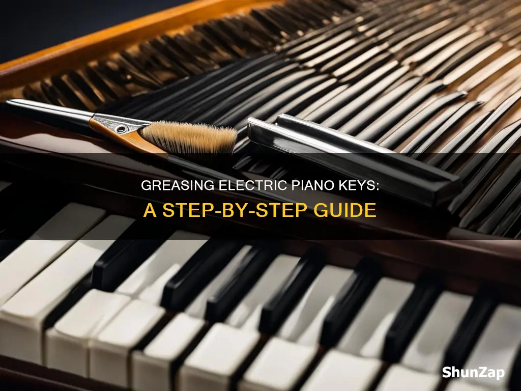 how to grease piano keys electric piano