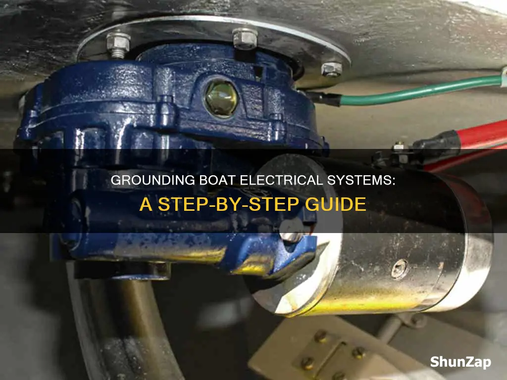 how to ground a boat electrical system