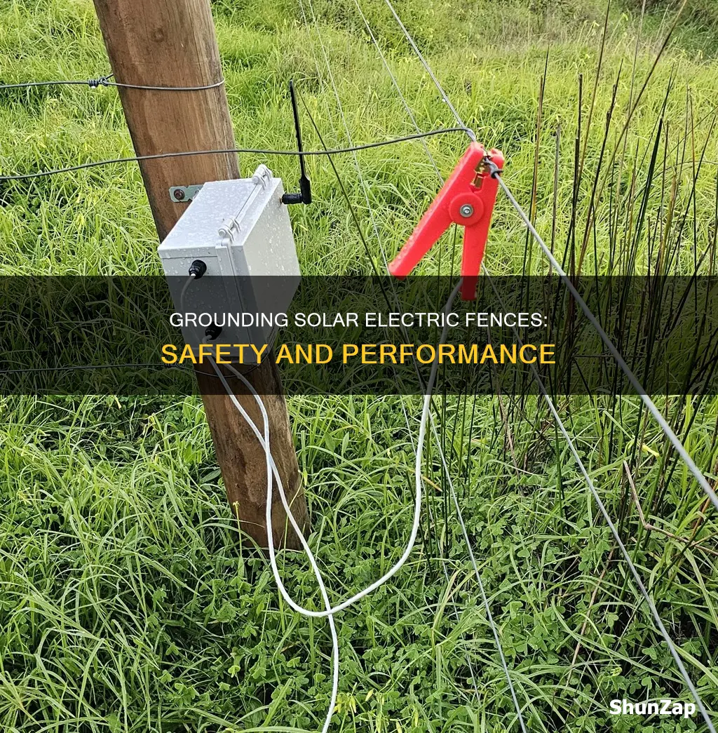 how to ground a solar electric fence