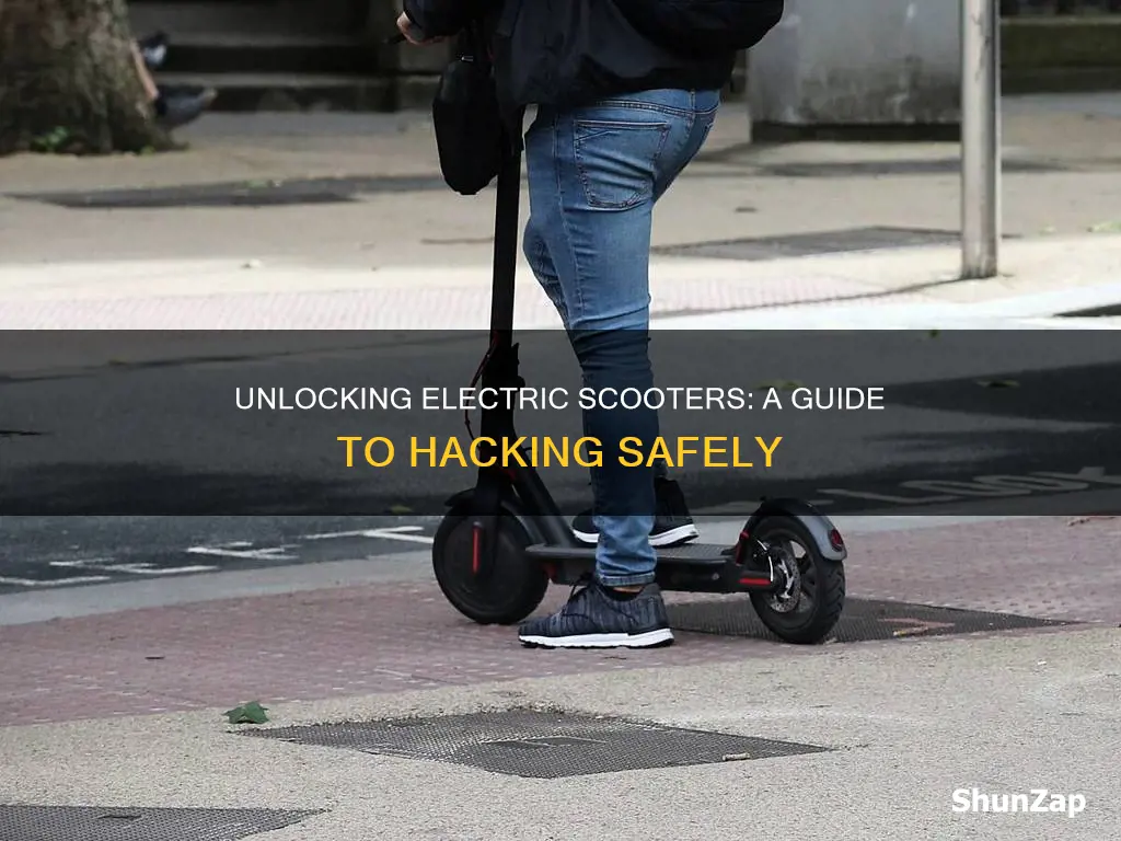 how to hack into the electric scooters