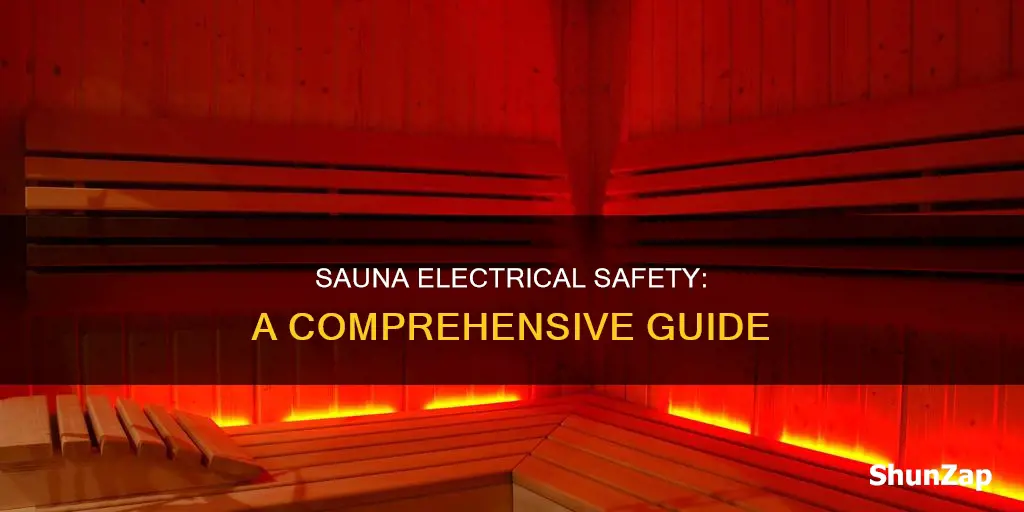 how to handle electricity in a sauna
