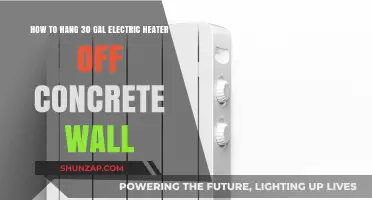 Effortlessly Mount Your 30-Gallon Electric Heater on a Concrete Wall