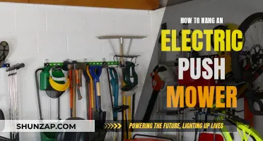 Hanging Your Electric Push Mower: Easy Storage Solutions