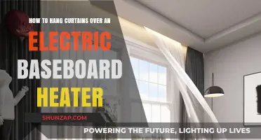 Effortlessly Hang Curtains Over Your Electric Baseboard Heater