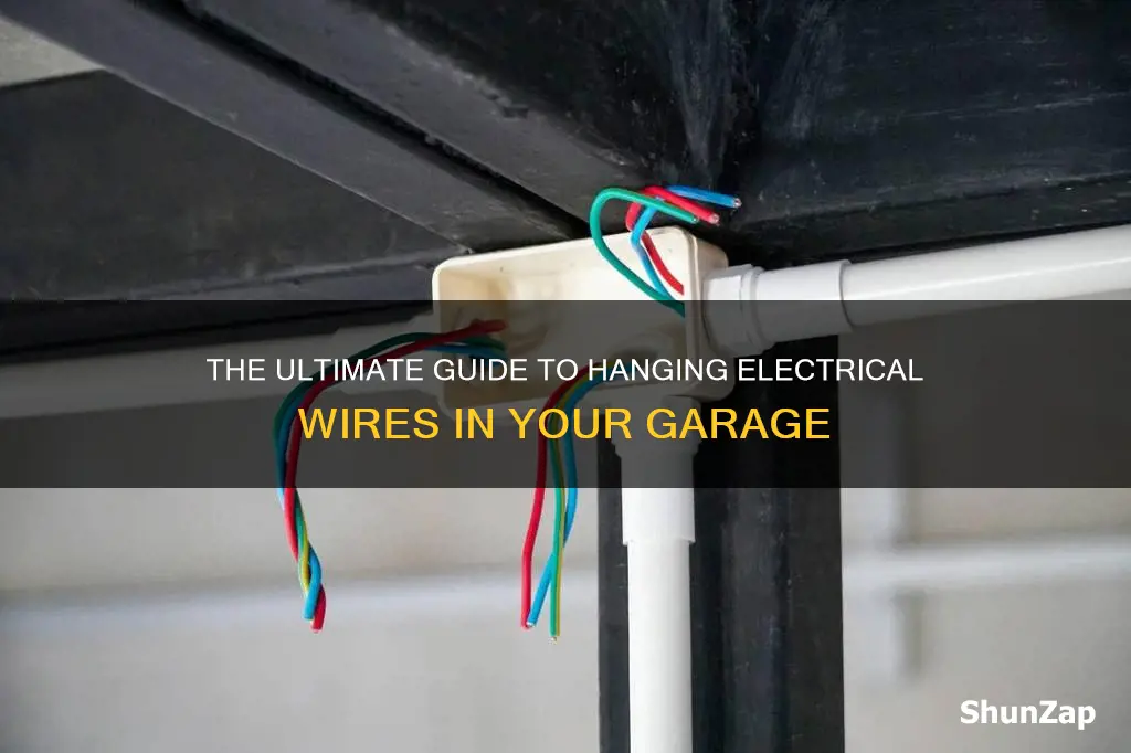 how to hang electrical lines to garage