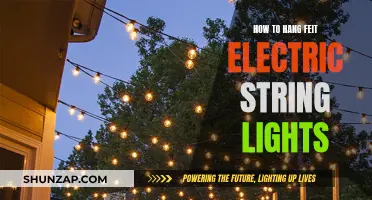 Hanging Feit Electric String Lights: Easy Steps to Brighten Your Space