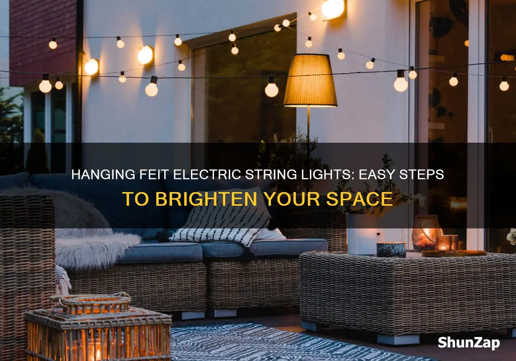 how to hang feit electric string lights