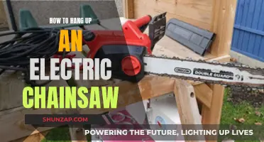 The Right Way to Hang Your Electric Chainsaw