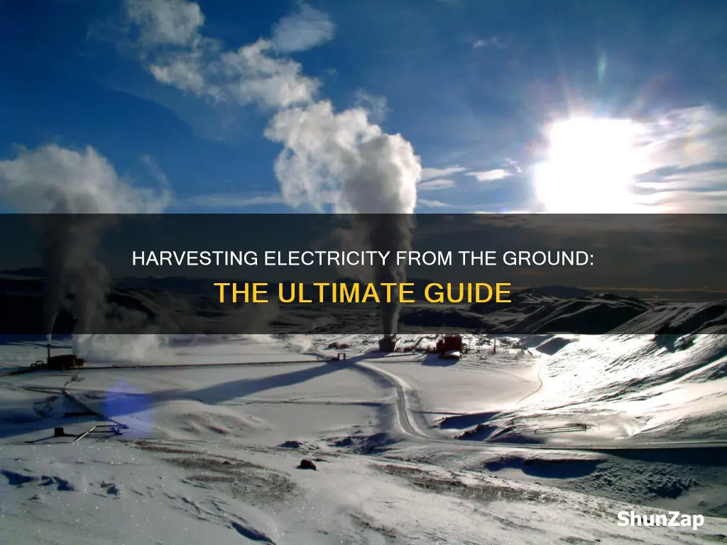 how to harvest electricity from the ground