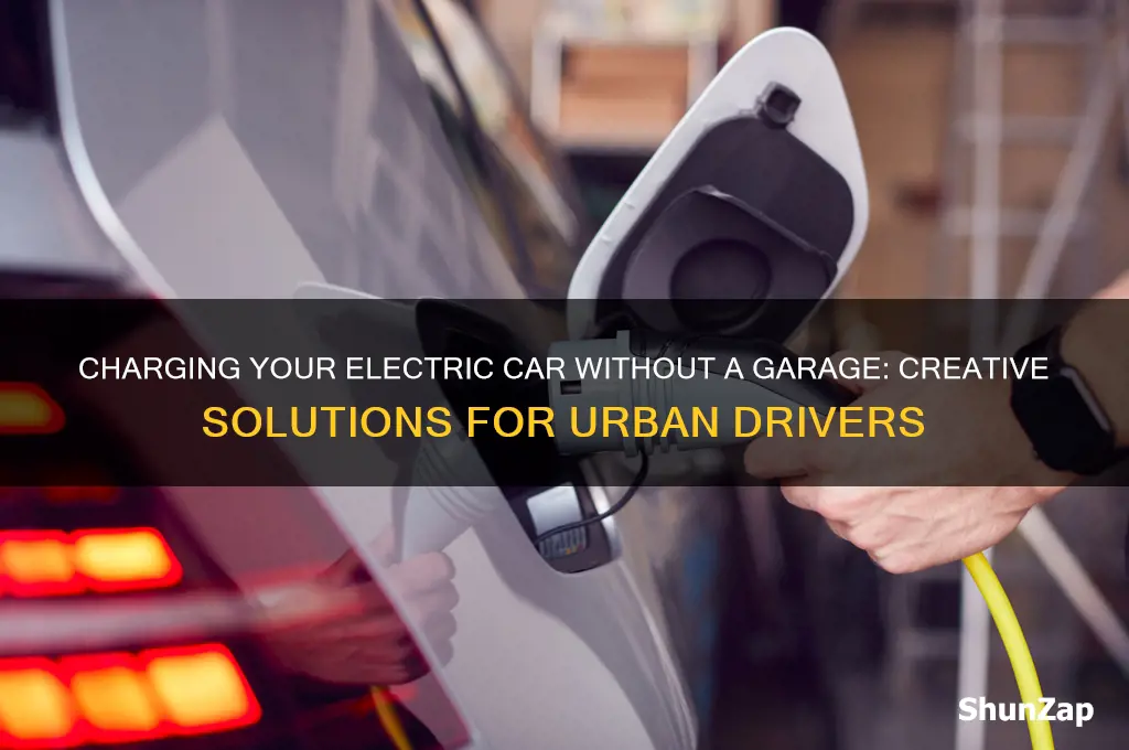 how to have an electric car charger without a garage