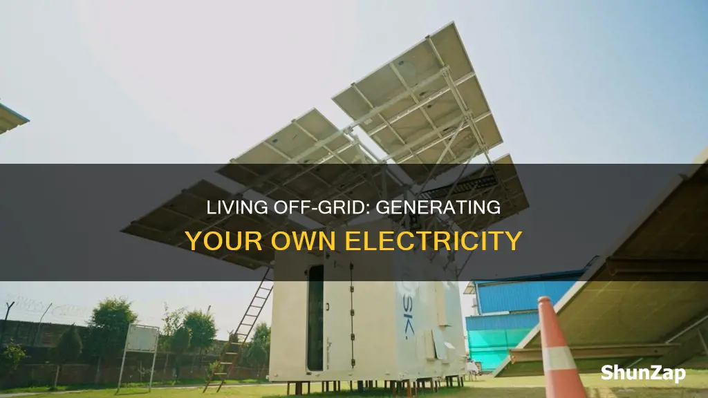 how to have electricity off the grid
