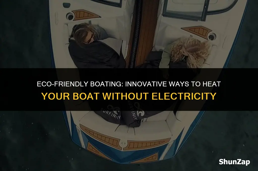 how to heat a boat without electricity
