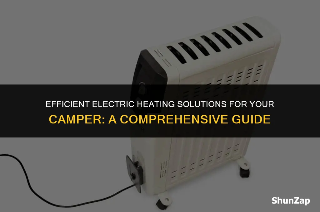 how to heat a camper with electricity