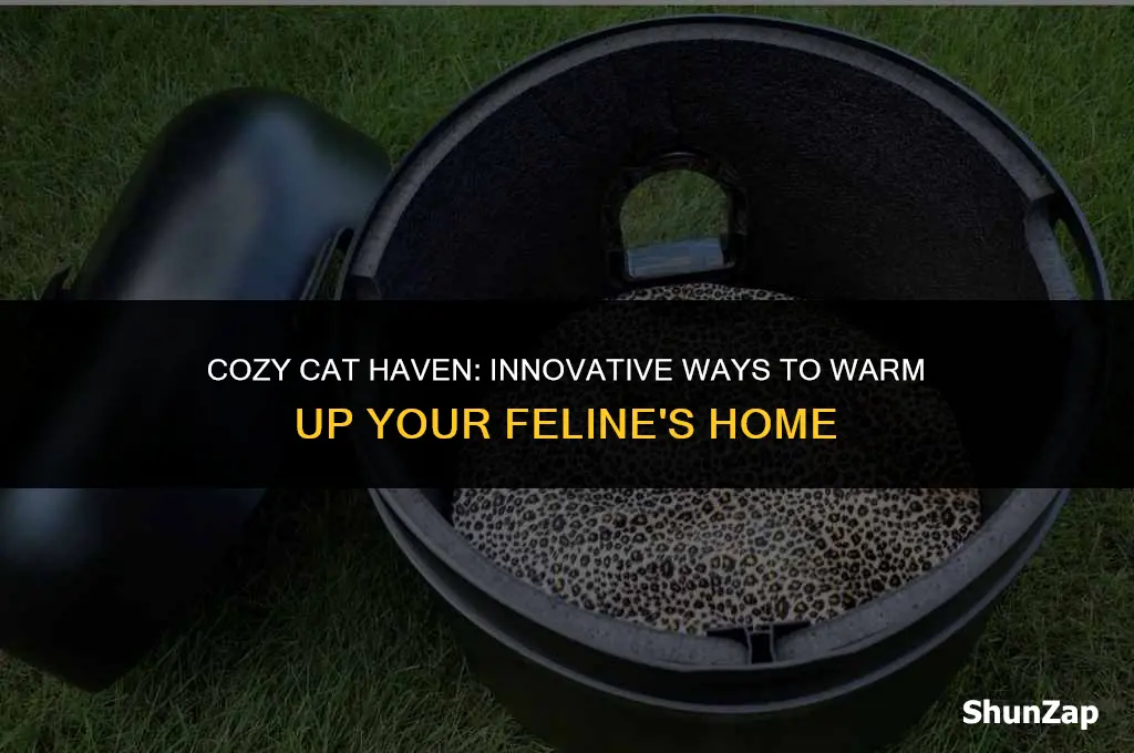 how to heat a cat house without electricity