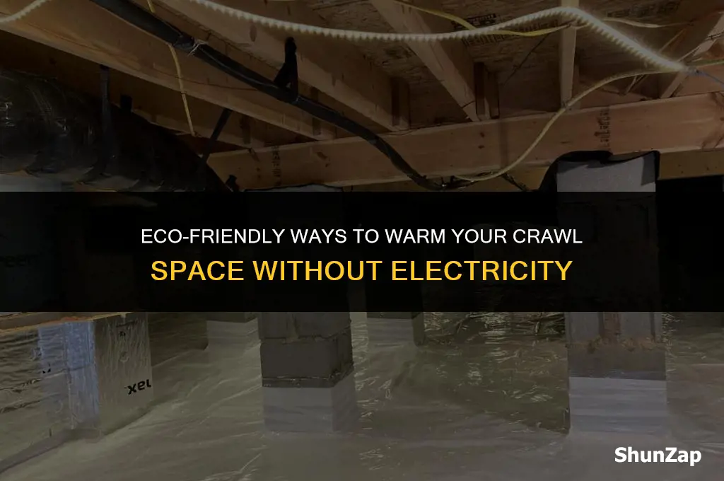 how to heat a crawl space without electricity