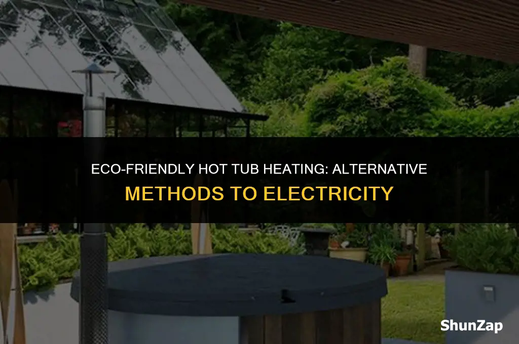 how to heat a hot tub without electricity