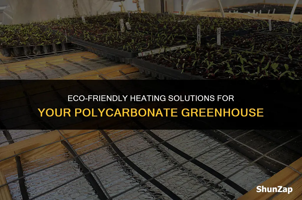 how to heat a polycarbonate greenhouse with no electric