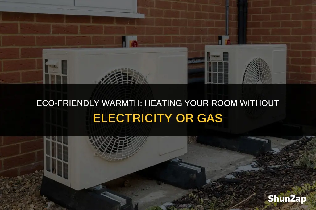 how to heat a room without electricity or gas