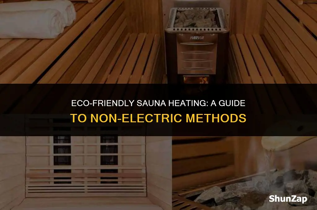 how to heat a sauna without electricity