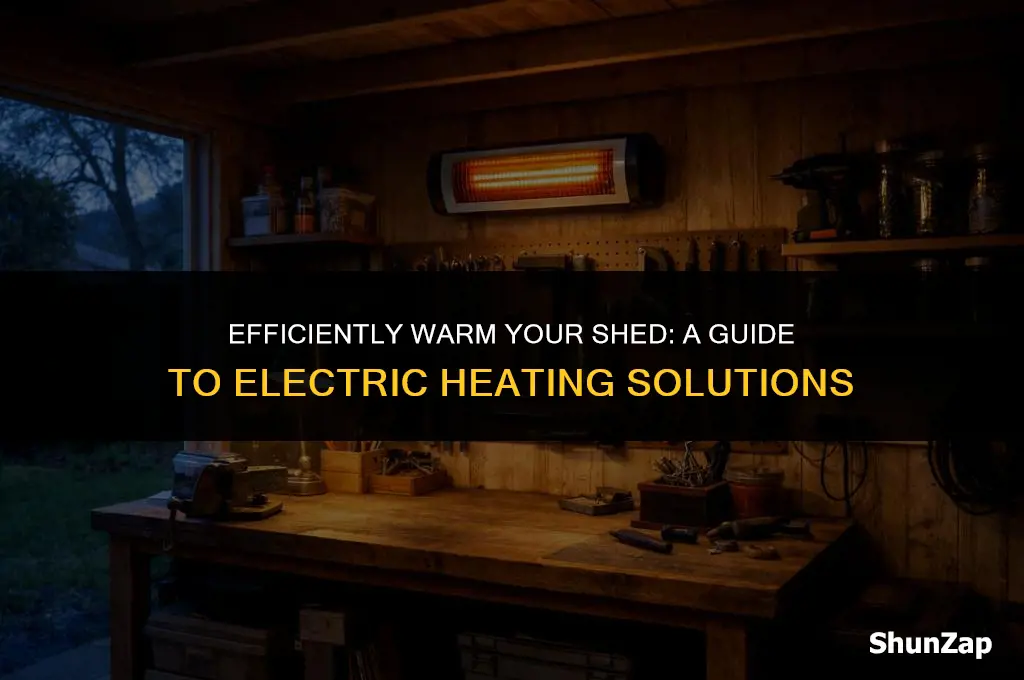 how to heat a shed with electricity