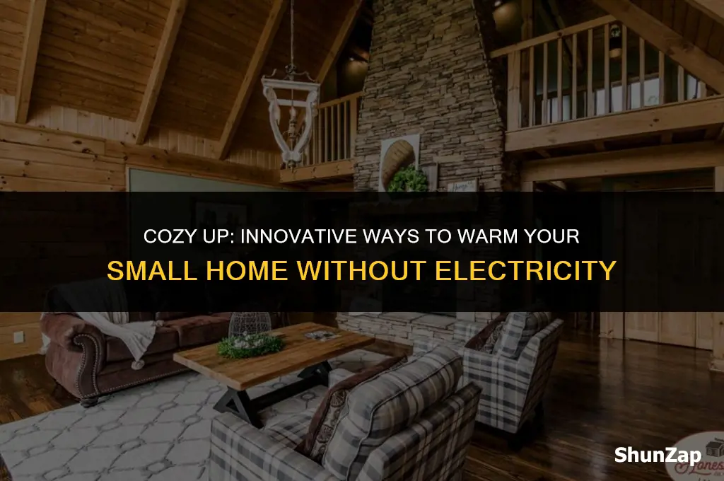 how to heat a small house without electricity