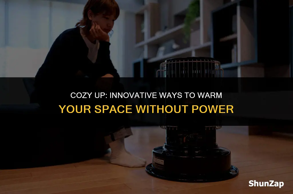 how to heat a small room without electricity