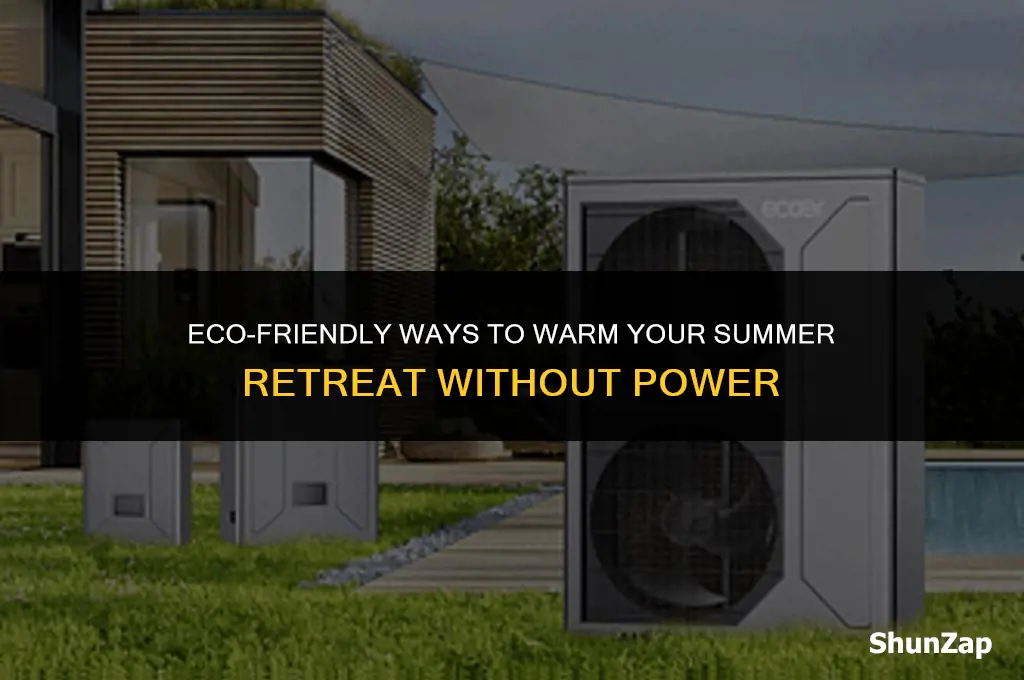 how to heat a summer house without electricity