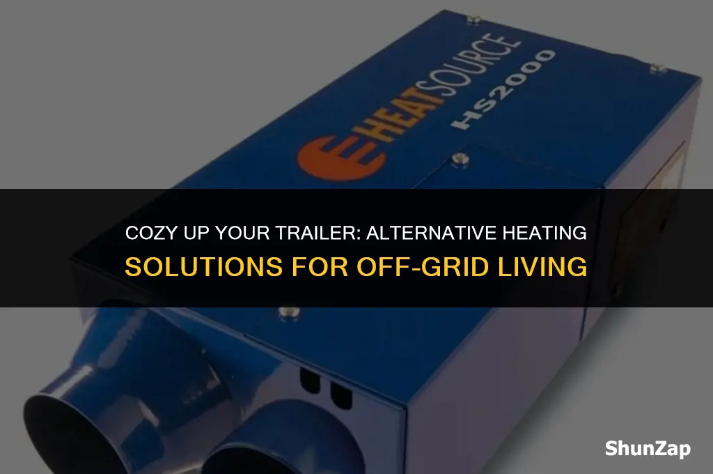 how to heat a trailer without electricity