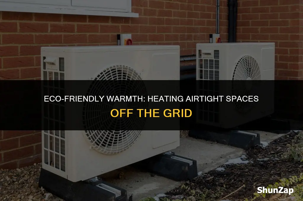 how to heat an airtight space without electricity