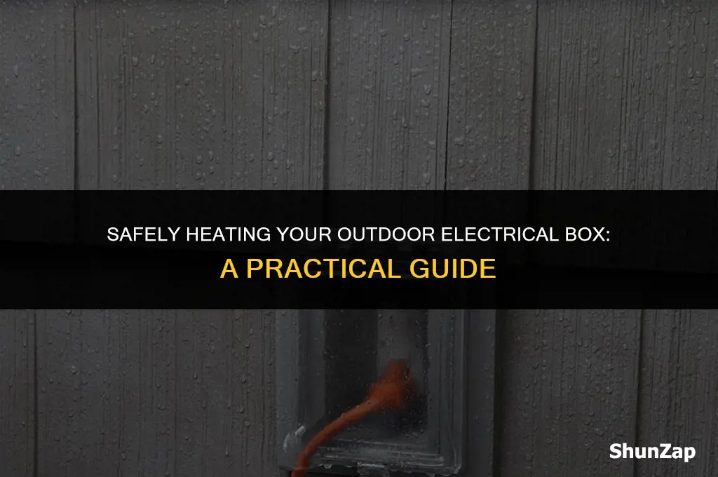 how to heat an electrical box outdoors
