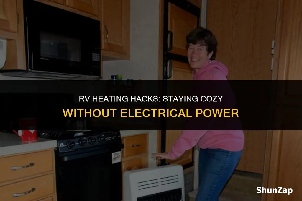 how to heat an rv without electricity