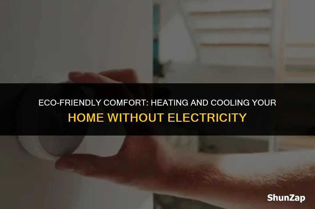 how to heat and cool your home without electricity