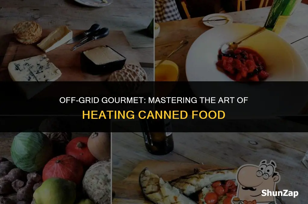 how to heat canned food without electricity