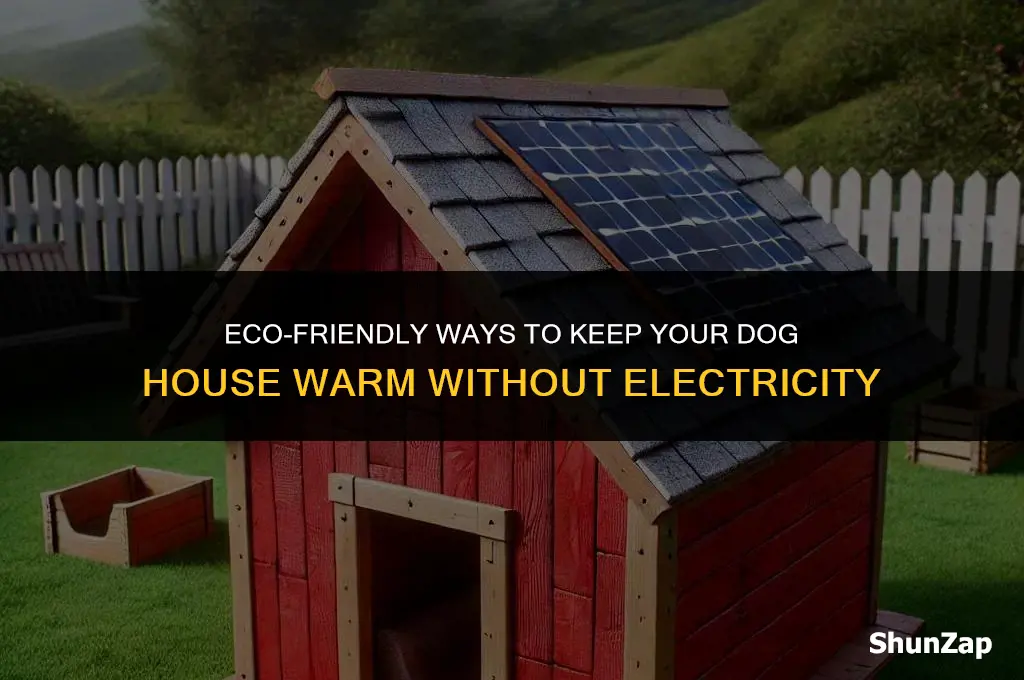 how to heat dog house with no electricity