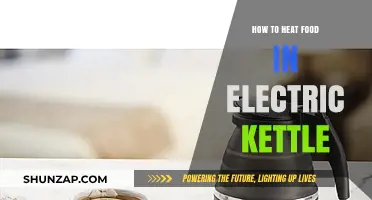 Quick and Easy: Heating Food in Your Electric Kettle
