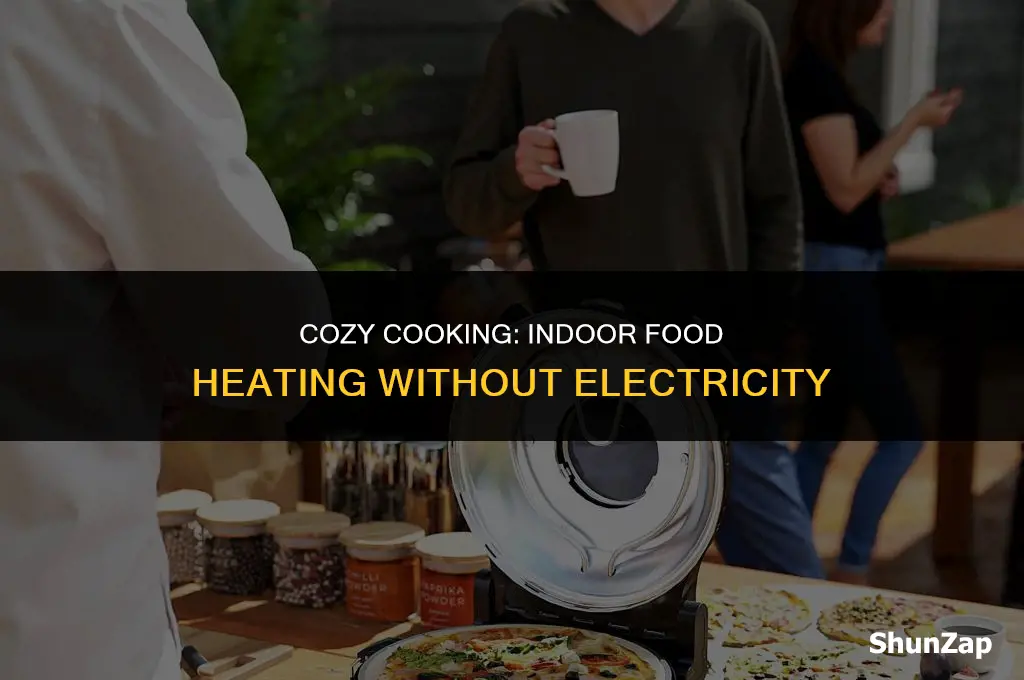 how to heat food indoors without electricity