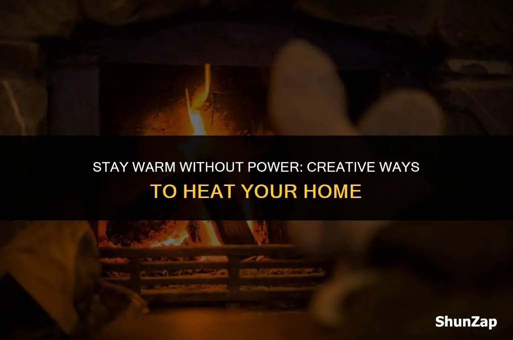 how to heat home when electricity is off