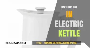 Effortlessly Heat Milk in Your Electric Kettle: A Quick Guide