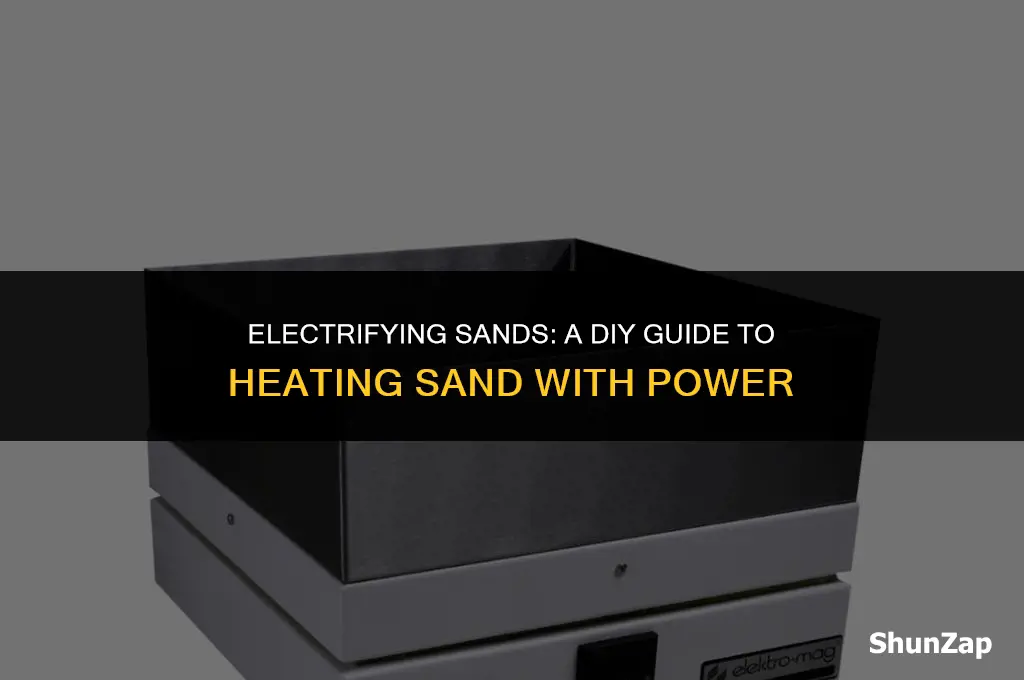 how to heat sand with electricity