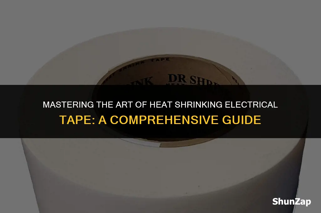how to heat shrink electrical tape