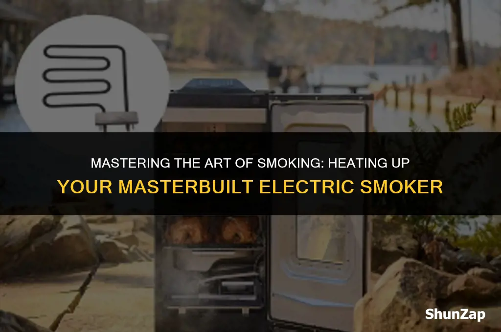 how to heat up a masterbuilt electric smoker