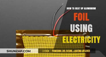 DIY Electric Heating: Safely Warming Aluminum Foil with Power