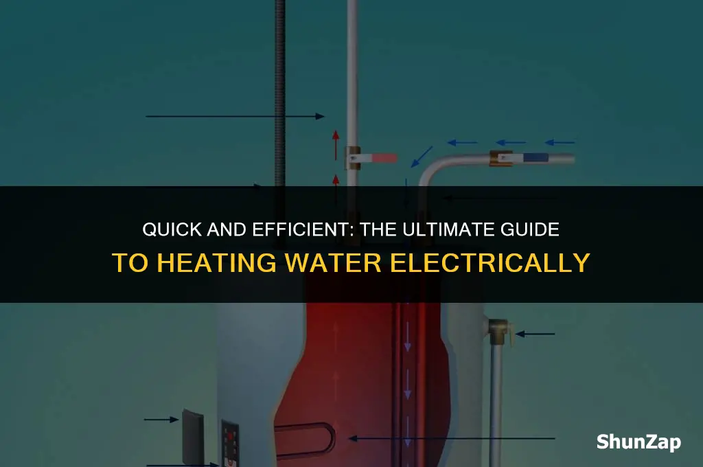 how to heat up water fast electric