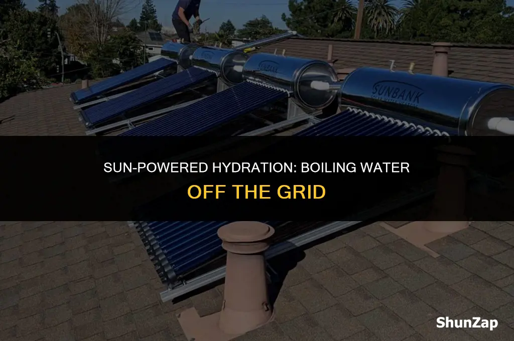 how to heat up water without electricity or fire